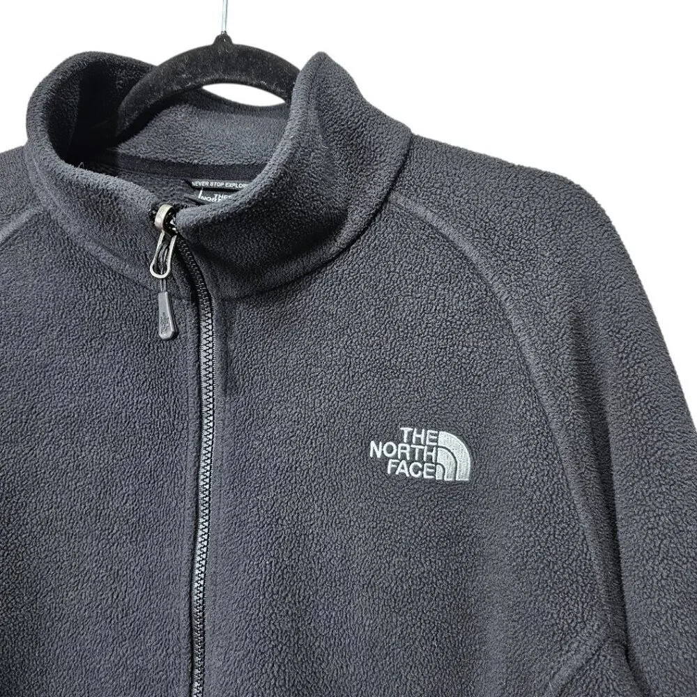 The North Face Men's Fleece Full Zip Black Active Jacket Size M